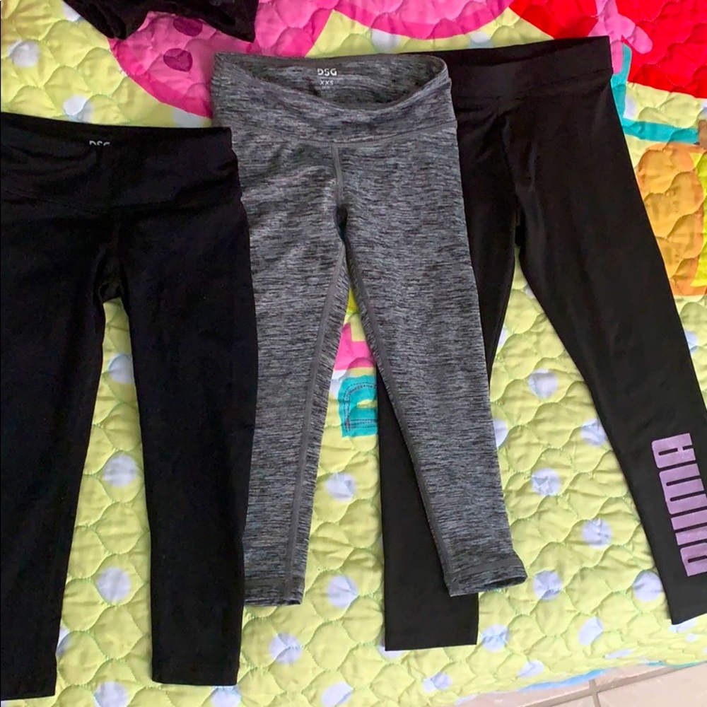 Girls workout tights bundle